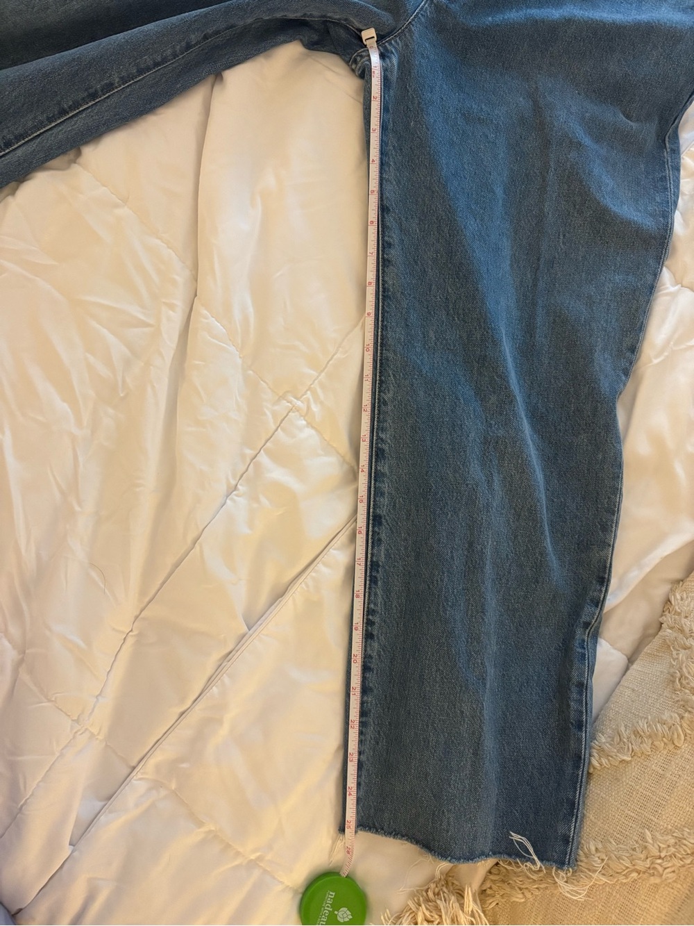 J. Crew Women's Straight-Leg Jeans in Classic Blue Denim - Picture 7 of 9